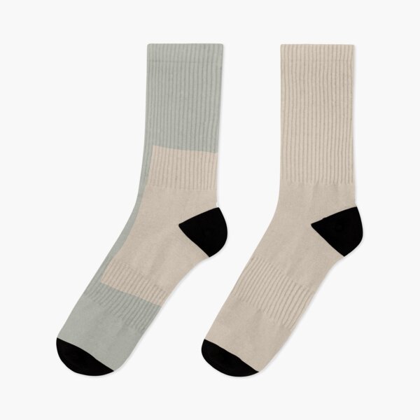 Item preview, Light Beige Green Gray Minimal Square Design 2021 Color of the Year Uptown Ecru and Eucalyptus designed and sold by ColorOfTheYears.