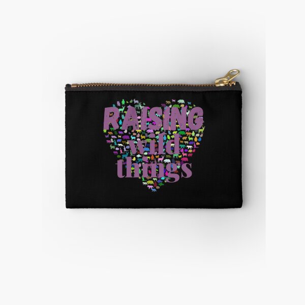 Item preview, Raising Wild Things with a heart full of wild animals for Mother's Day designed and sold by Labradoodlesetc.
