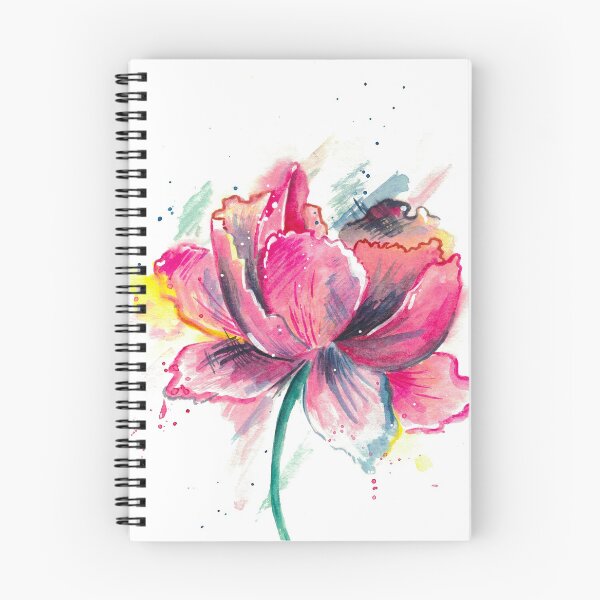 Item preview, Bruised Flower Watercolor Painting  designed and sold by pooja-paints.