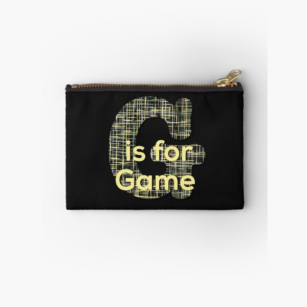 Item preview, Yellow and black grid abstract Letter 'G is for Game’ designed and sold by AMSonArt.
