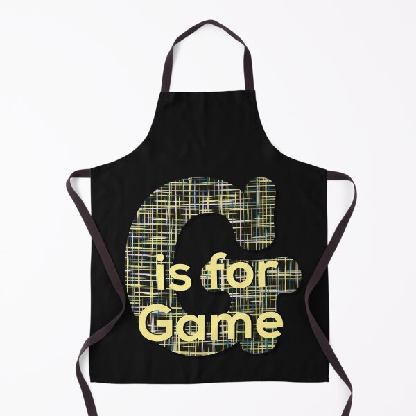 Item preview, Yellow and black grid abstract Letter 'G is for Game’ designed and sold by AMSonArt.
