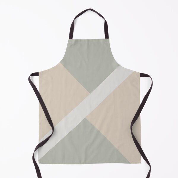 Aperçu de l'œuvre Conception de forme décalée à rayures blanches gris vert beige 2021 Couleur de l'année Uptown Ecru & Accent Shades créée et vendue par ColorOfTheYears.
