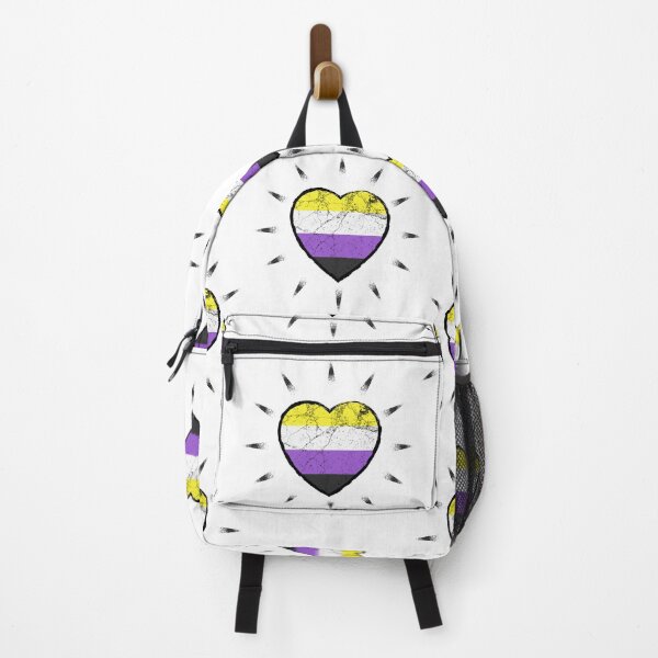 Item preview, Non-binary heart beats for subtle pride | LGBTQ designed and sold by Petra Becker.