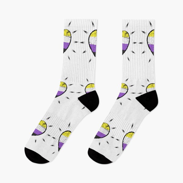 Item preview, Non-binary heart beats for subtle pride | LGBTQ designed and sold by Petra Becker.
