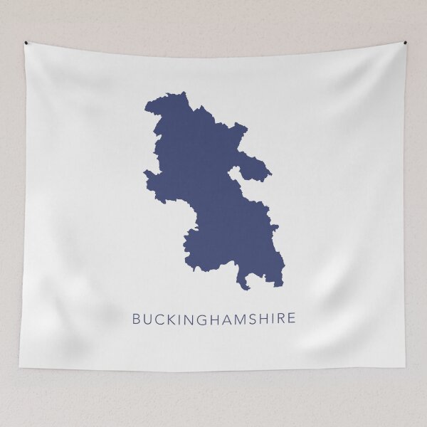 Item preview,  Map of Buckinghamshire UK designed and sold by By-Danni-Marie.
