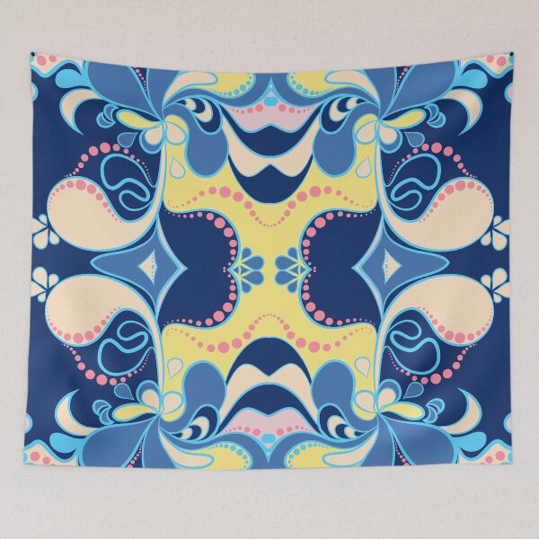 Item preview, Summer Beach Sea Floral Warm Swirl Pattern designed and sold by PY Tees.