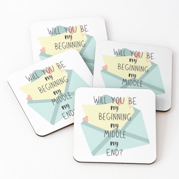 Item preview, Will you be my beginning my middle my end? designed and sold by Littlebop.
