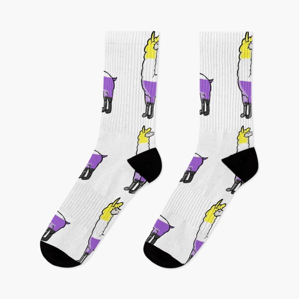Item preview, Non-binary llama loves subtle pride | LGBTQ designed and sold by Petra Becker.