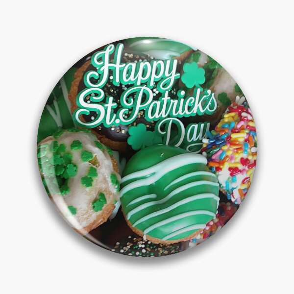 Item preview, Happy St. Patrick's Day Donuts Circle designed and sold by naturecdesigns.