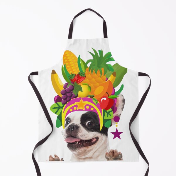 Item preview, Funny French Bulldog with Fruit Crown designed and sold by LaPaoTorres.
