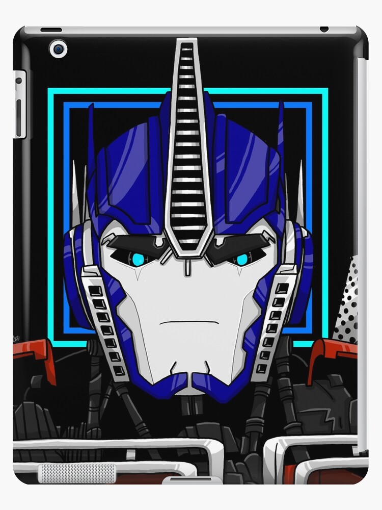 Transformers Prime Optimus Graphic Design iPad Case & Skin for