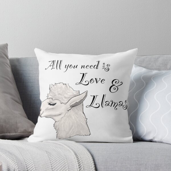 Item preview, All you need is love and llamas designed and sold by GnomelyDragon.