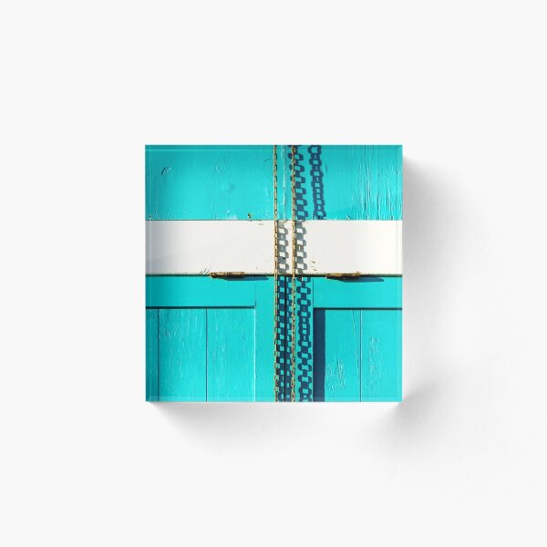Turquoise at the seeside Acrylic Block