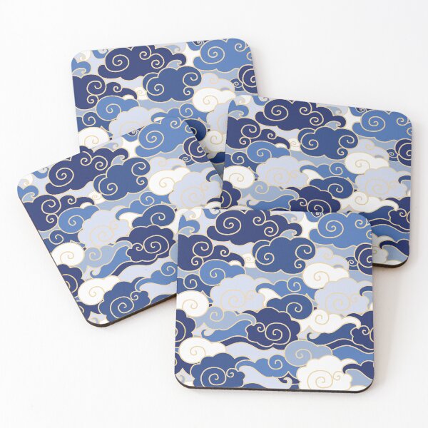 Item preview, Clouds are Fabulous! Night Sky clouds pattern designed and sold by REFCreative.