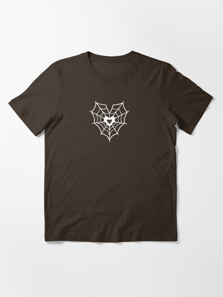 Cyber y2k spiderweb heart Essential T-Shirt for Sale by tuniga