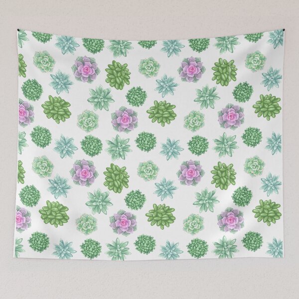 Item preview, Watercolor Succulent Print designed and sold by CardensGardens.