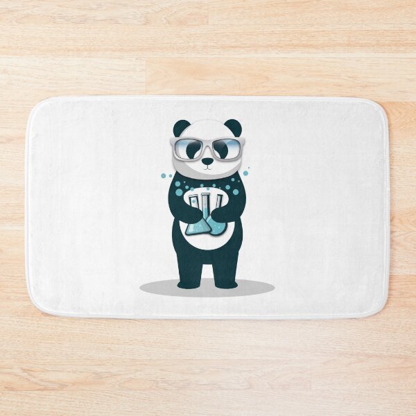 Item preview, The scientist panda - Cute drawing of a panda bear who works in a lab designed and sold by CarolinaReina.