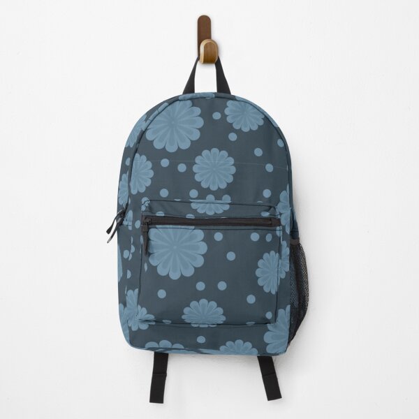 Item preview, bluish grey flower pattern designed and sold by BetterDreams.