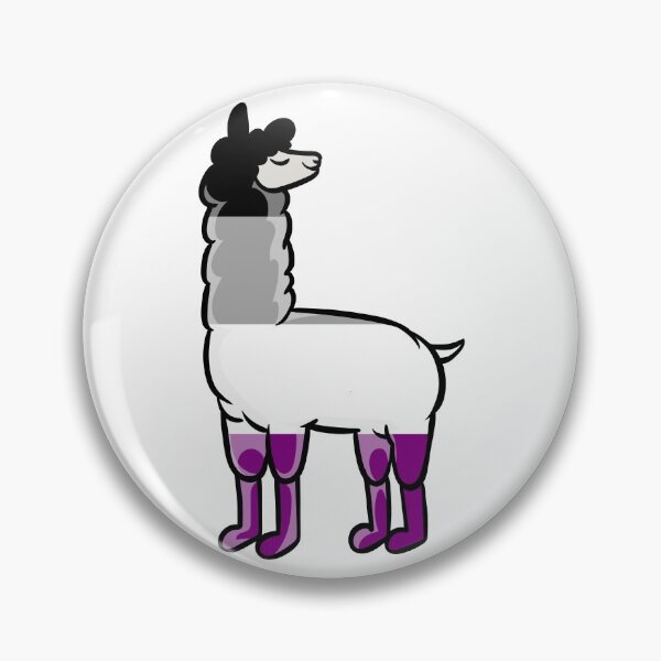 Item preview, Asexual llama loves subtle pride | LGBTQ designed and sold by Petra Becker.