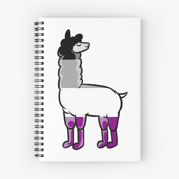 Item preview, Asexual llama loves subtle pride | LGBTQ designed and sold by Petra Becker.