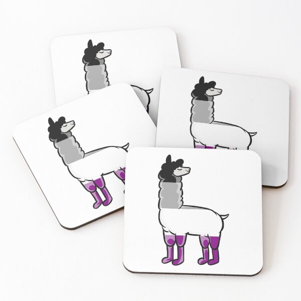 Item preview, Asexual llama loves subtle pride | LGBTQ designed and sold by Petra Becker.
