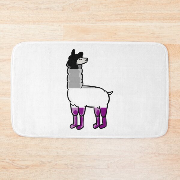 Item preview, Asexual llama loves subtle pride | LGBTQ designed and sold by Petra Becker.