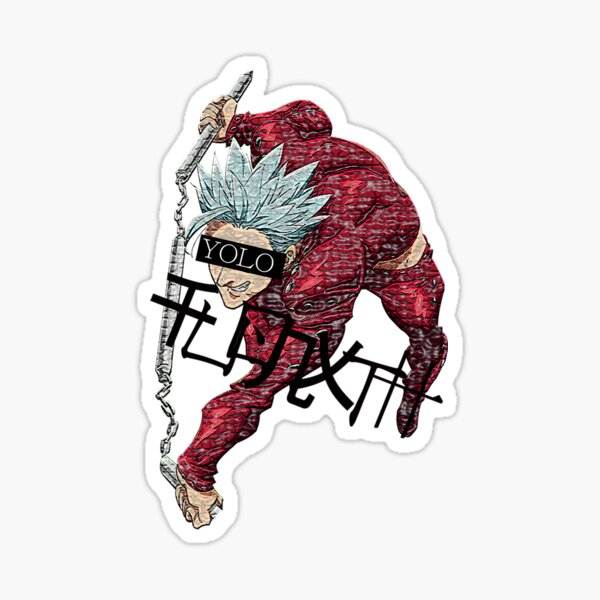 Yolo Ban seven deadly sins Sticker
