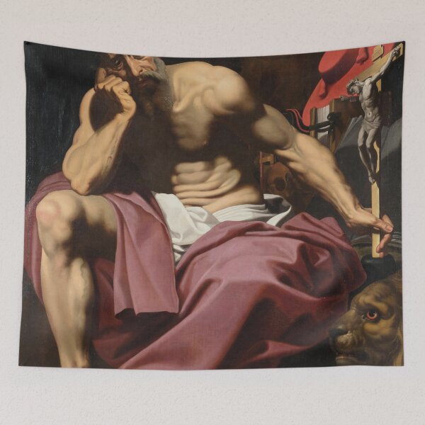 Item preview, Abraham Janssens (Flemish, 1575–1632) - called Van Nuyssen Saint Jerome designed and sold by VISIBLECREATION.