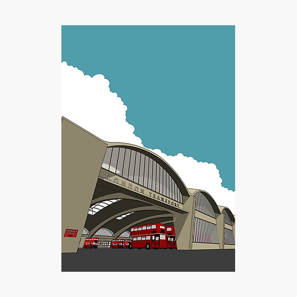 Item preview, Stockwell Bus Garage 1952 designed and sold by 6040.studio.