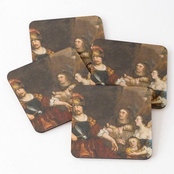 Item preview, Abraham Lambertsz. van den Tempel (ca. 1622/3–1672) - Portrait of a family in the guise of Volumnia and her children before Coriolanus designed and sold by VISIBLECREATION.