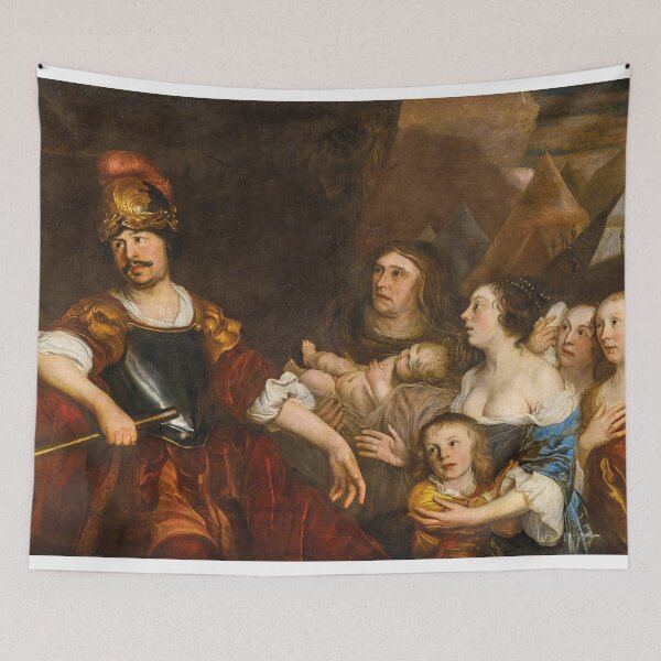 Item preview, Abraham Lambertsz. van den Tempel (ca. 1622/3–1672) - Portrait of a family in the guise of Volumnia and her children before Coriolanus designed and sold by VISIBLECREATION.