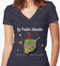 La Petite Amélie Women's Fitted V-Neck T-Shirt