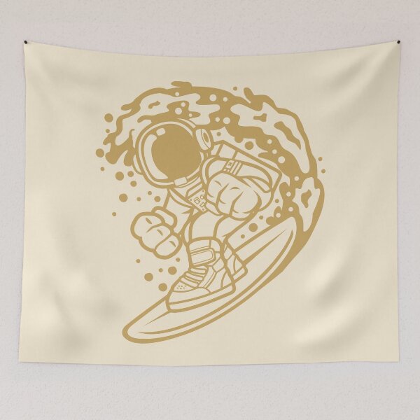 Item preview, Astronaut Surfing designed and sold by Sinfamous.