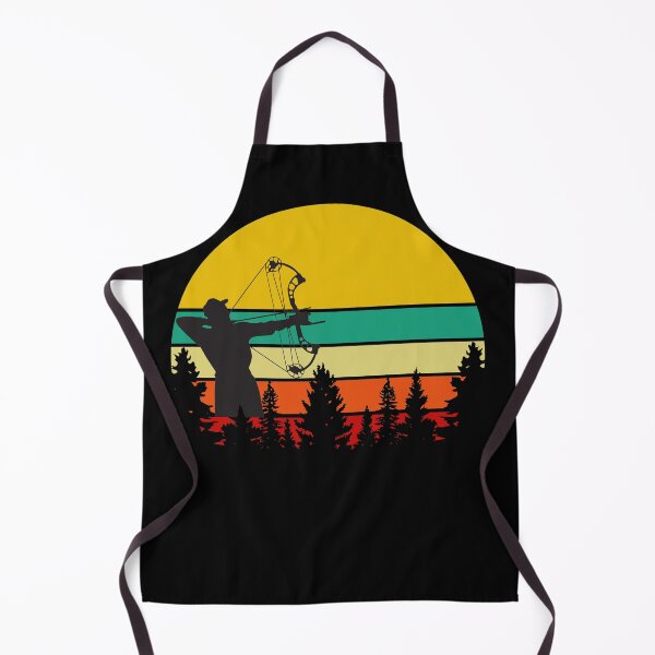 Item preview, Retro Archery Hunter in trees designed and sold by Wingo-Designs.