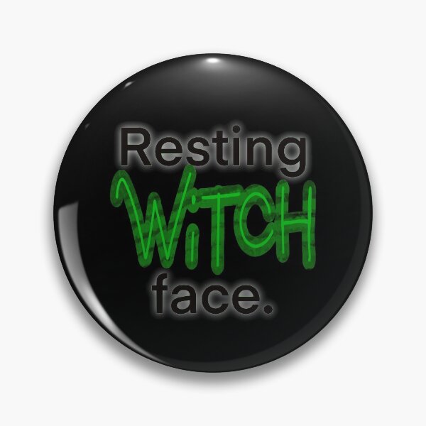 Item preview, Resting Witch Face designed and sold by Amorith.