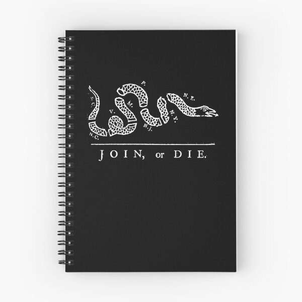 Item preview, Join or Die in Black and White designed and sold by Bruiserstang.