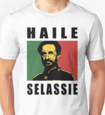 Haile Selassie BLK Unisex T-Shirt