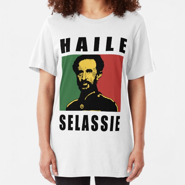 Haile Selassie BLK Slim Fit T-Shirt