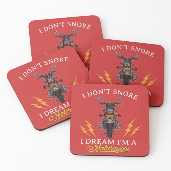 Item preview, I Don't Snore I Dream I'm a Motorcycle Biker Humor designed and sold by Tim Thompson.