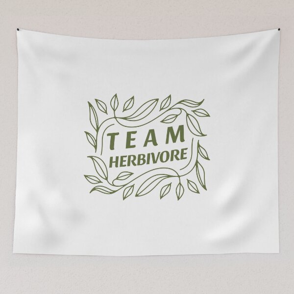 Item preview, Team Herbivore Quote / Vegan Vegetarian Saying Eat Plants design designed and sold by CreatedByHeidi.