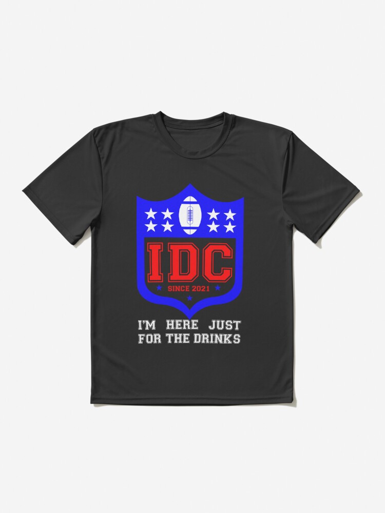 IDC, I Don't Care NFL Shirt, Funny Super Bowl tee 2 Colors