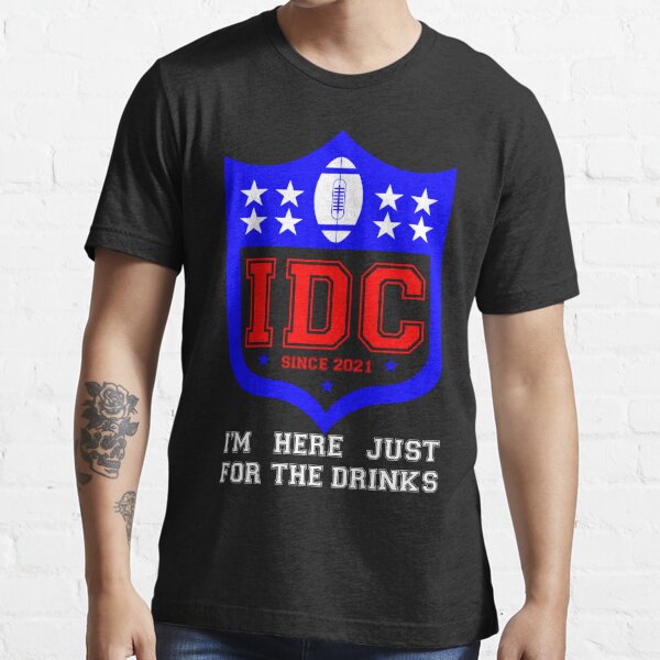 IDC, I Don't Care NFL Shirt, Funny Super Bowl tee 2 Colors