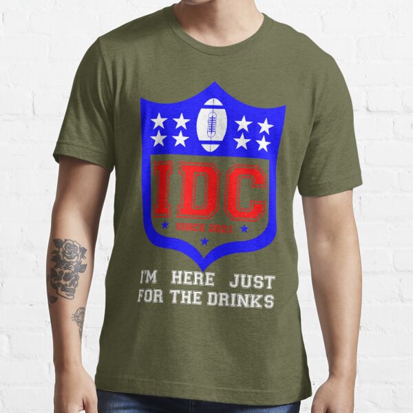 IDC, I Don't Care NFL Shirt, Funny Super Bowl tee 2 Colors