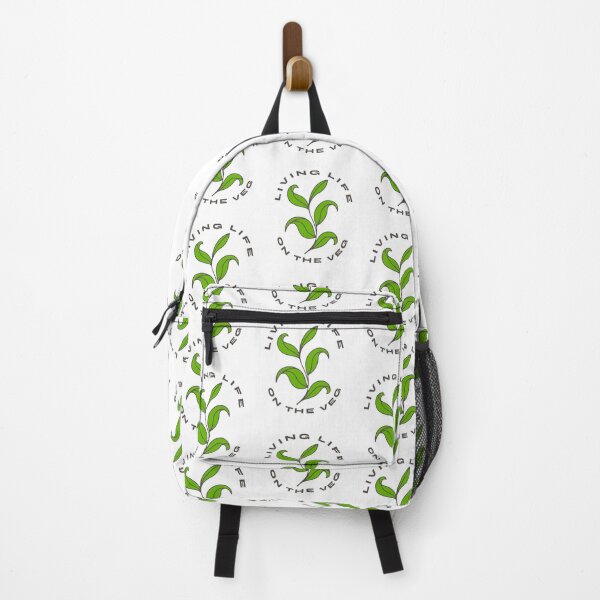 Item preview, Living Life On The Veg / Plant Based Diet / Vegan Vegetarian design designed and sold by CreatedByHeidi.