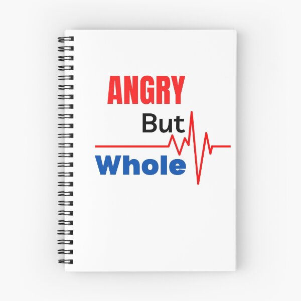 Item preview, Angry But Whole designed and sold by TheCheapSeats.