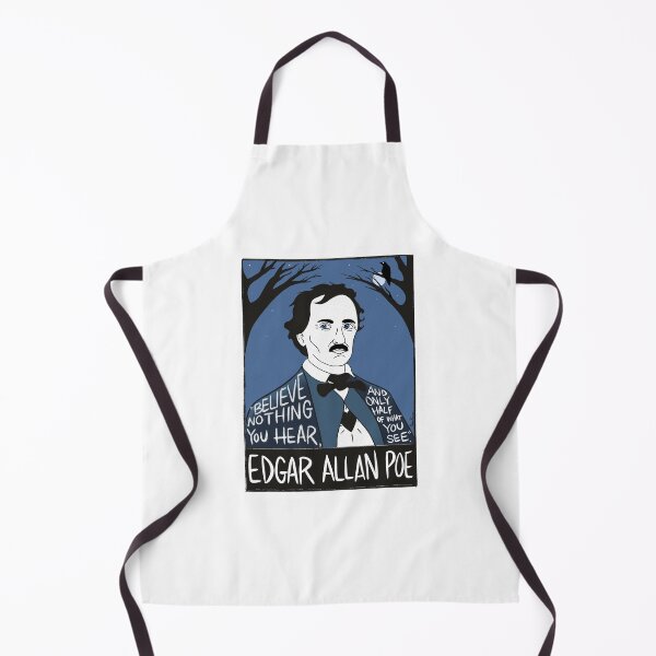 Item preview, Edgar Allan Poe Folk Art designed and sold by krusefolkart.