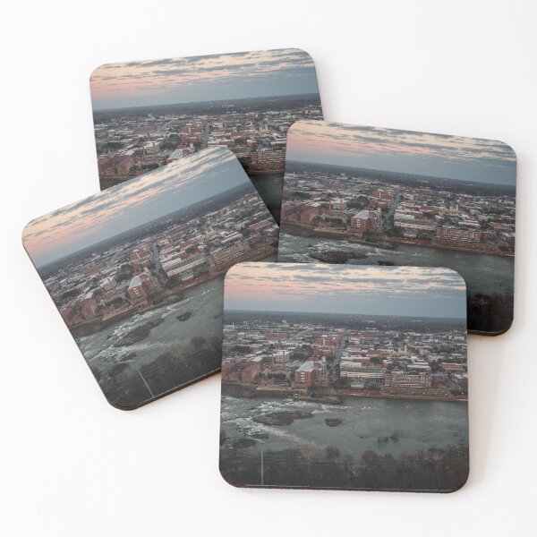 Item preview, Arial View of Downtown Columbus Georgia Over Chattahoochee River  designed and sold by JakeRhodes.