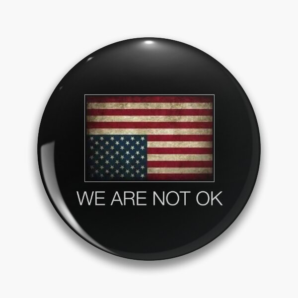 Item preview, Distressed flag-Not OK designed and sold by Ciel Walko.