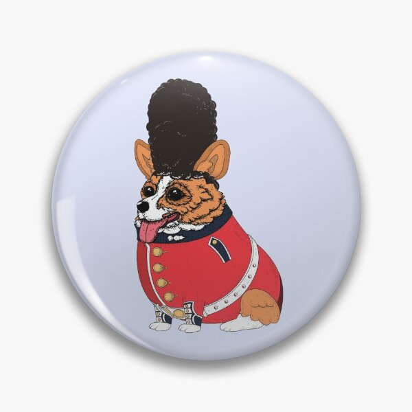 Item preview, The Queens Guard Dog Corgi designed and sold by RosiesSticks.