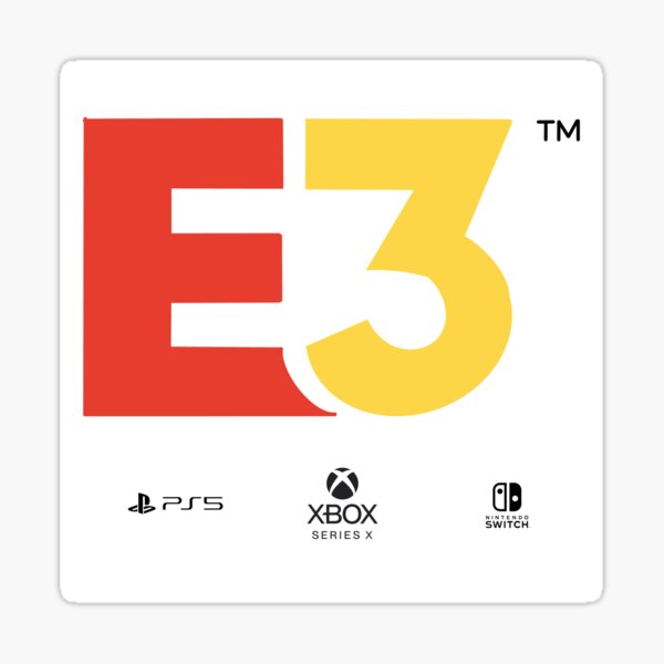 E3 PS5, Xbox Series X et Nintendo Switch E3 2020 Merch non officiel Sticker